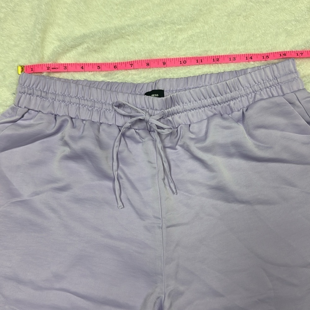 Express High Waist Lavender Shorts NWT - Picture 4 of 7